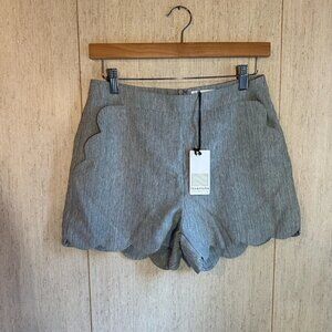 Loveriche Scalloped Shorts size medium grey